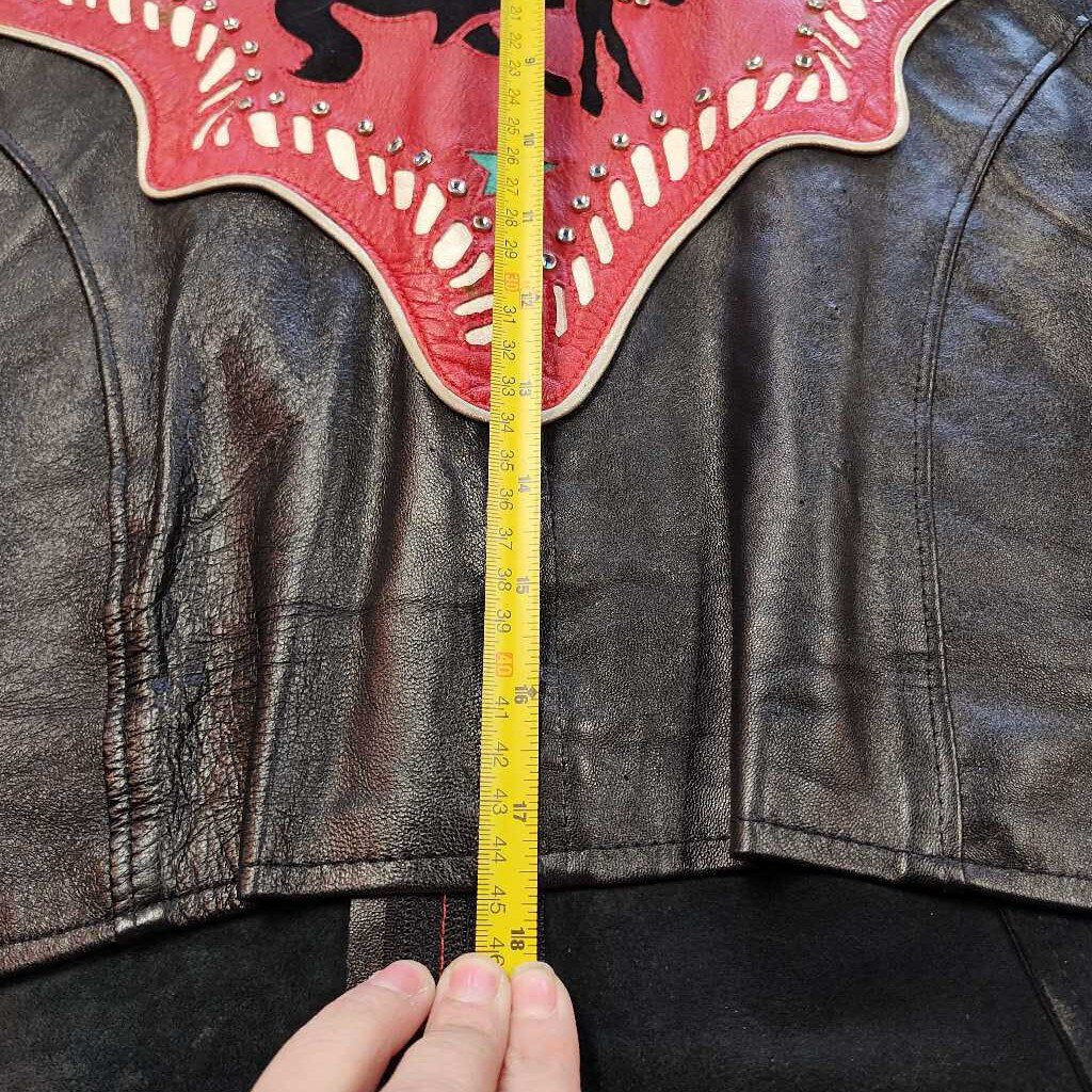 Western Show vest- With Belt and cuffs