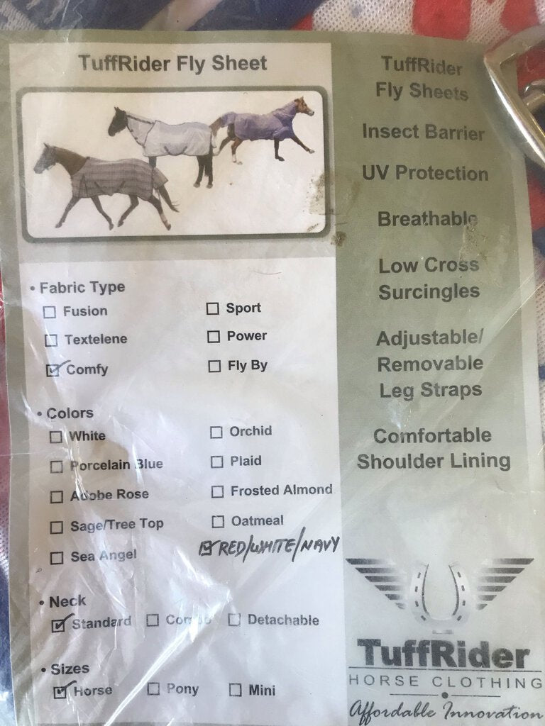 Flysheet Tuffrider- NEW oversize/ draft