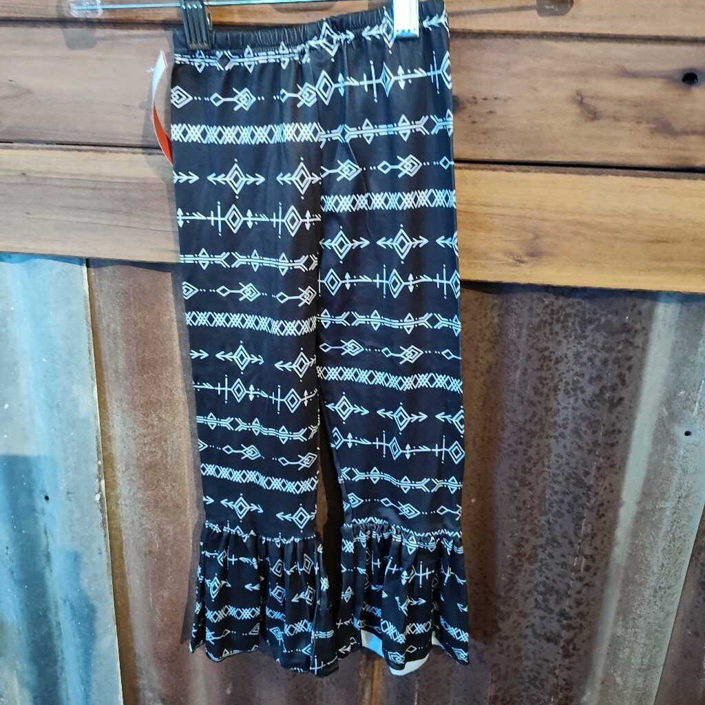 Bell Bottoms Aztec- Black