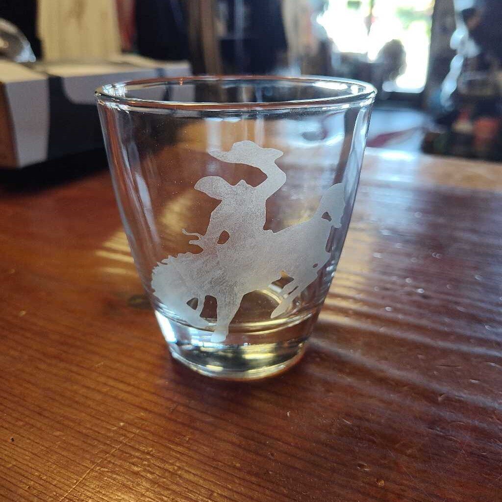 Glass- Bucking Horse