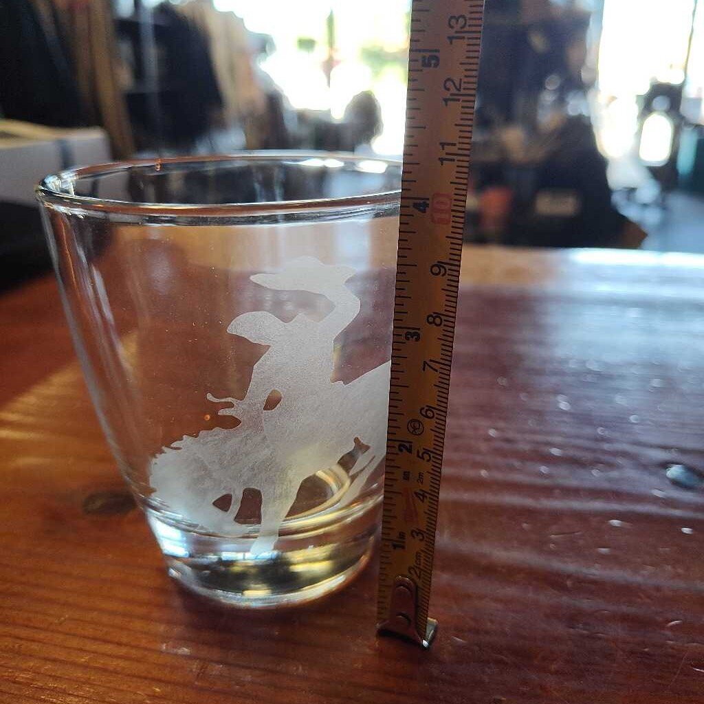 Glass- Bucking Horse