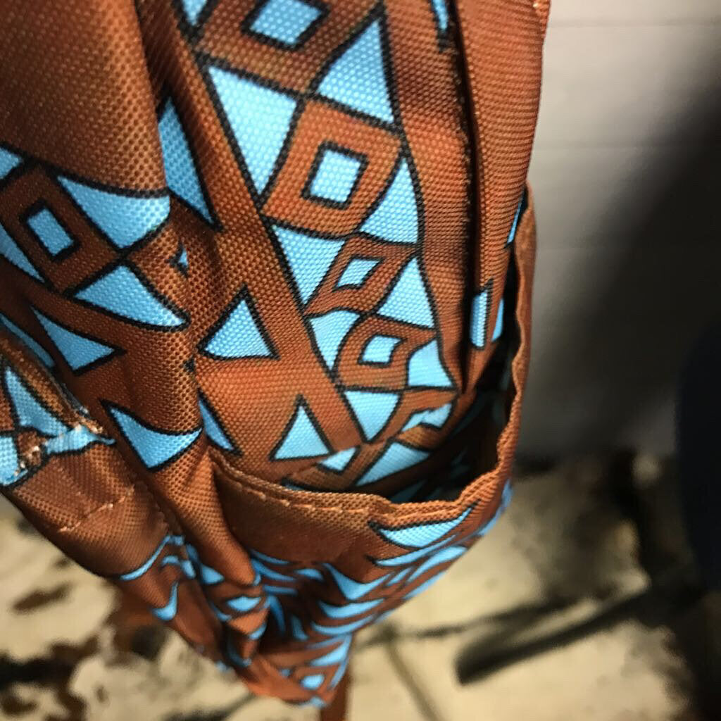 Backpack Cow Skull And Aztec