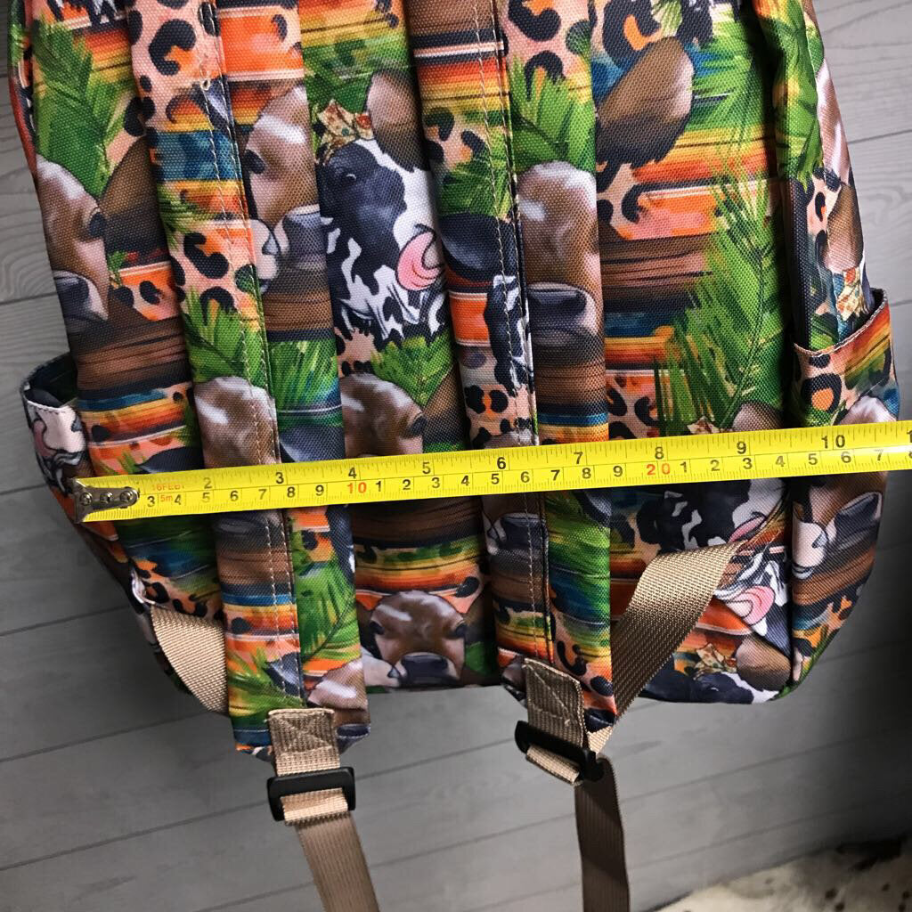 Backpack Cow On Leopard