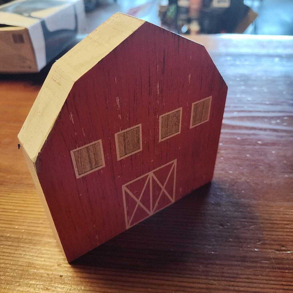 small wooden barn