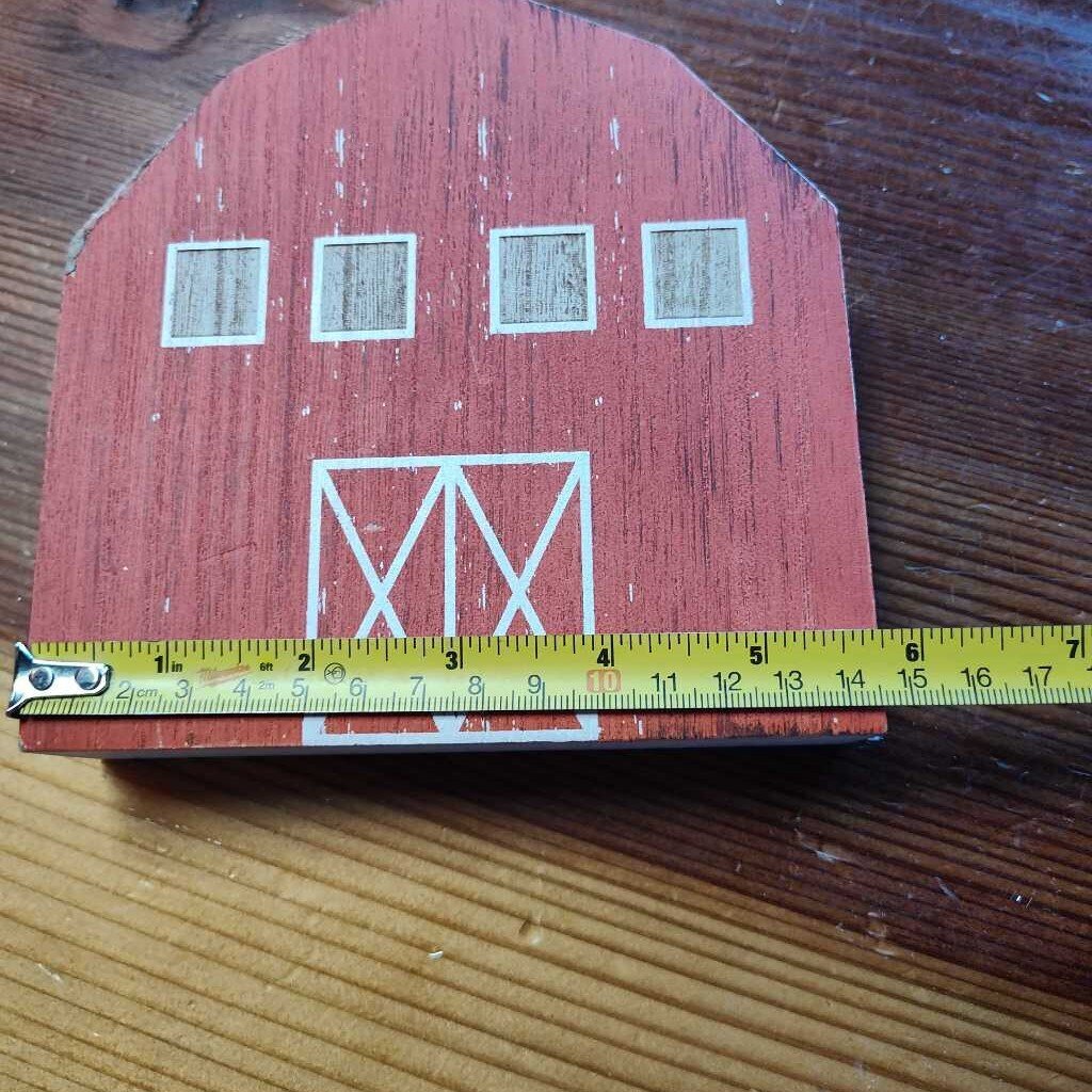 small wooden barn