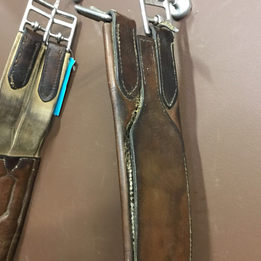 leather english girth