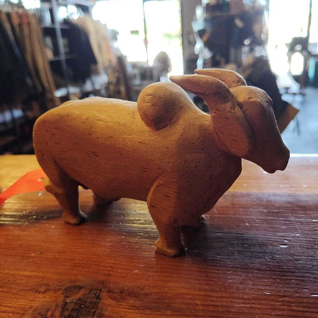 Cow carving