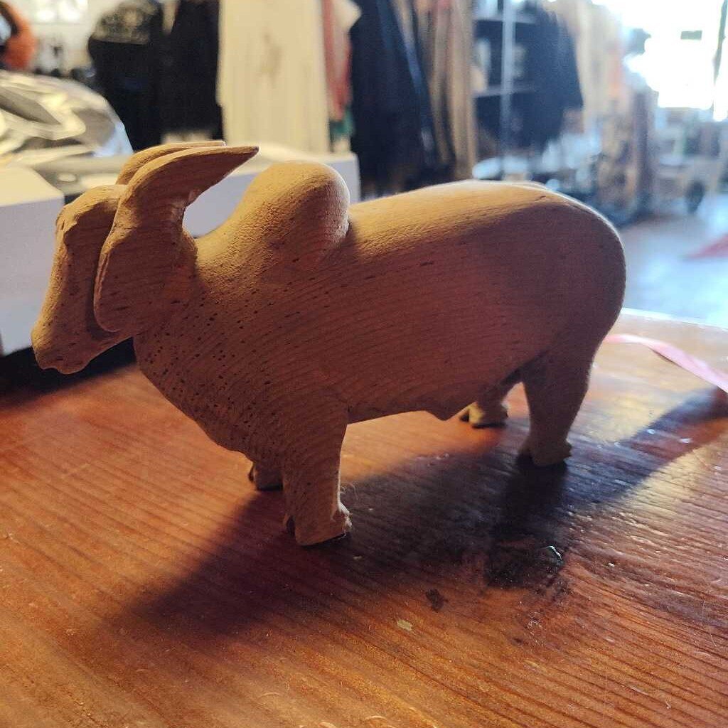 Cow carving