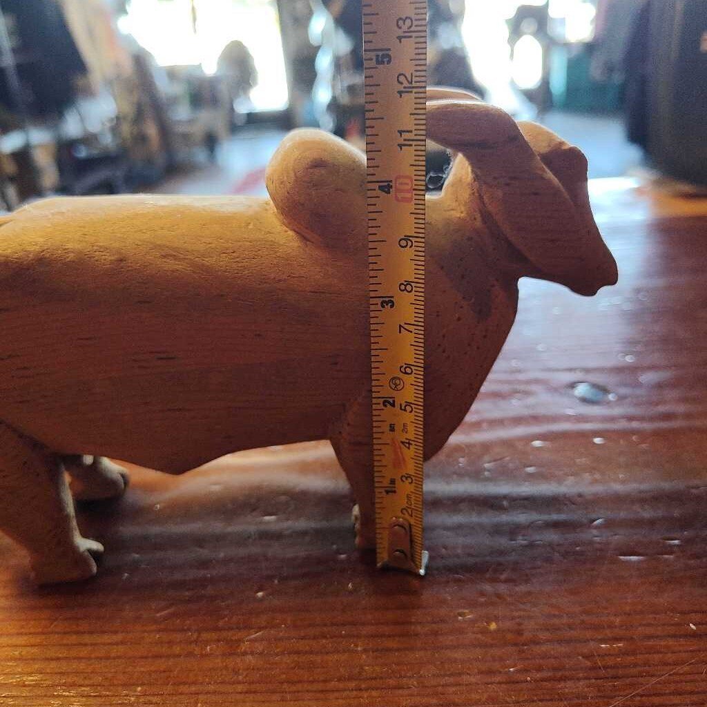 Cow carving