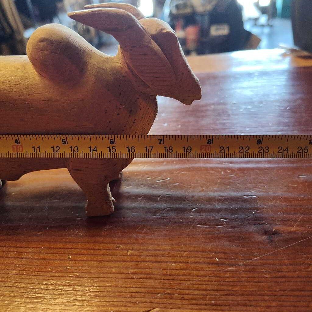 Cow carving