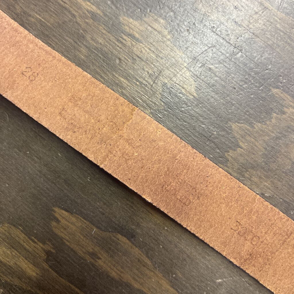 Leather belt- Floral