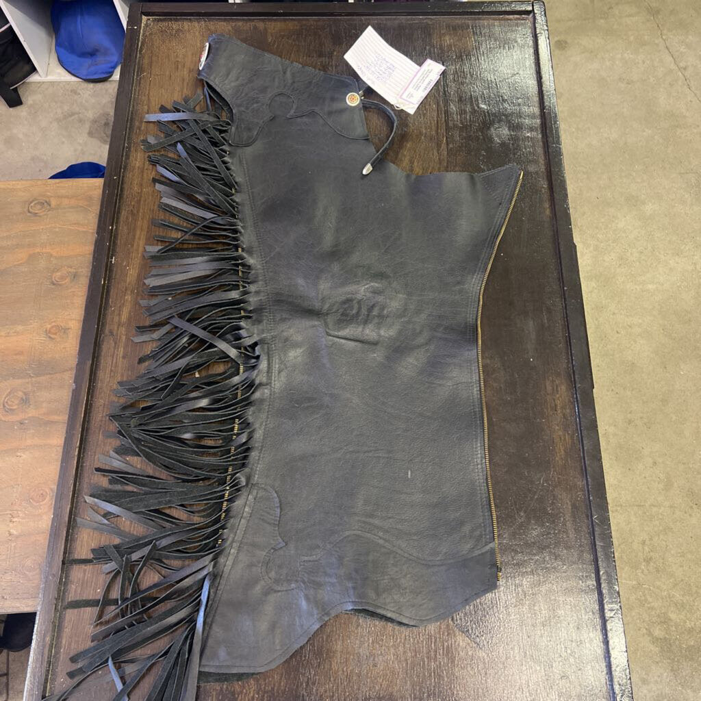 Smooth leather- youth chaps