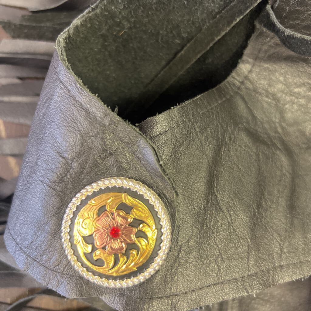 Smooth leather- youth chaps