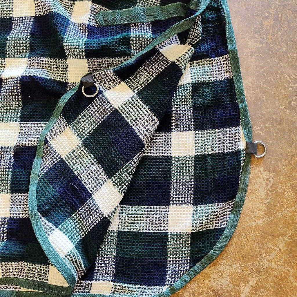 Cotton sheet waffle texture- high neck