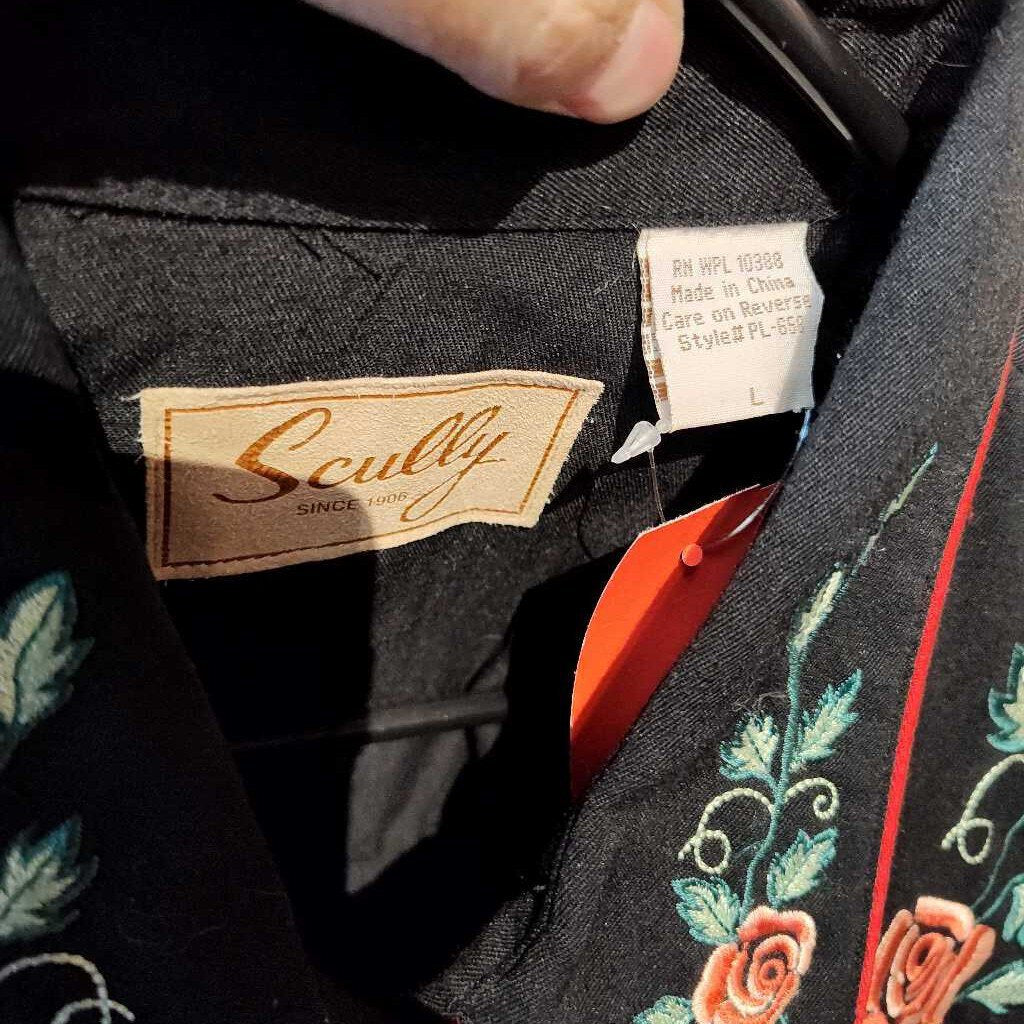 long sleeve snap down