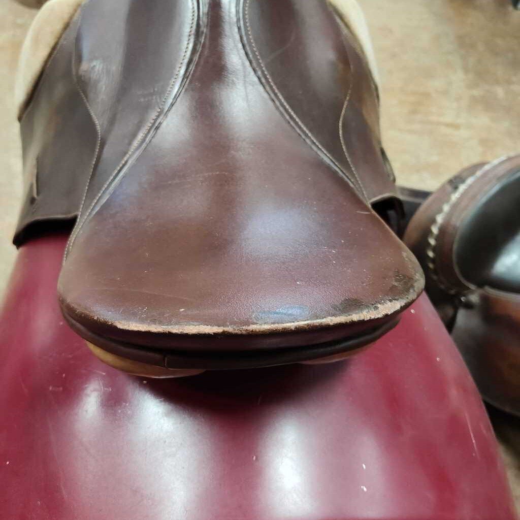 older starter english saddle