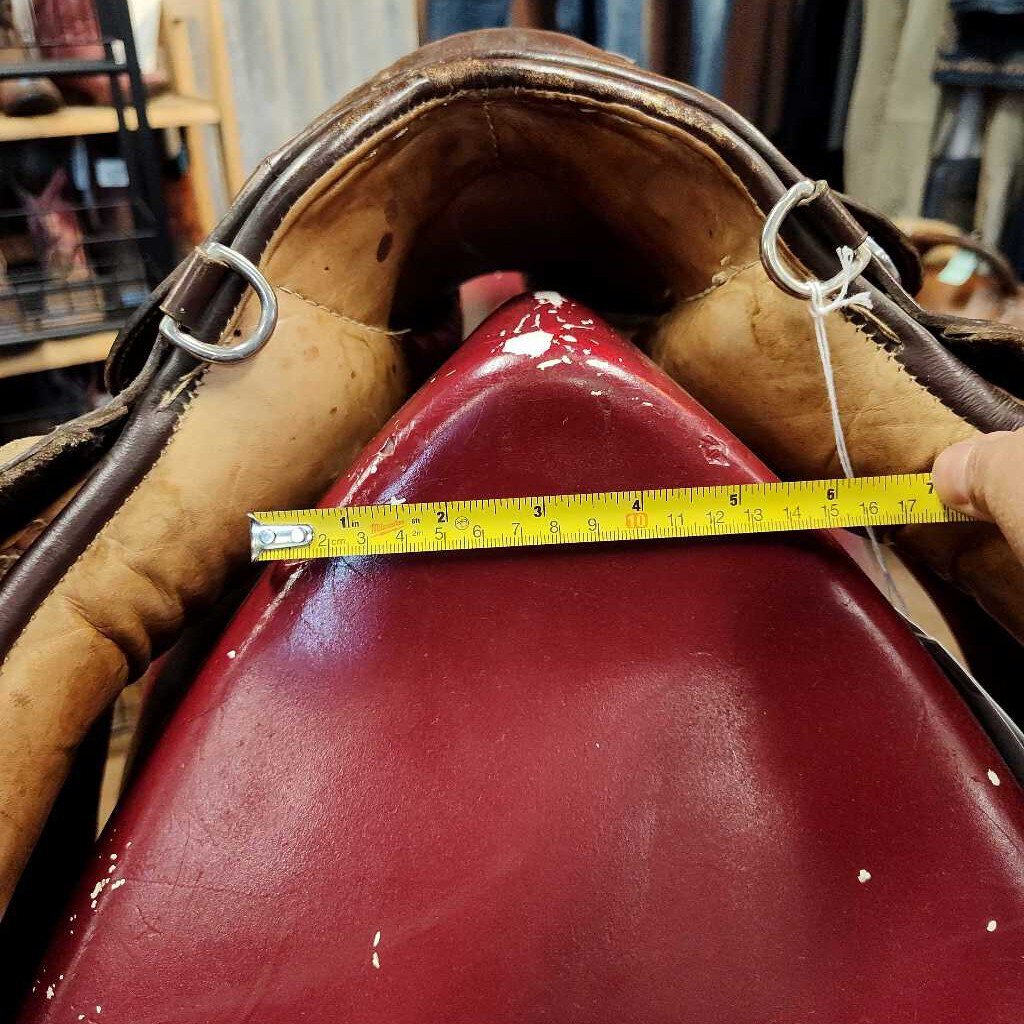 older starter english saddle
