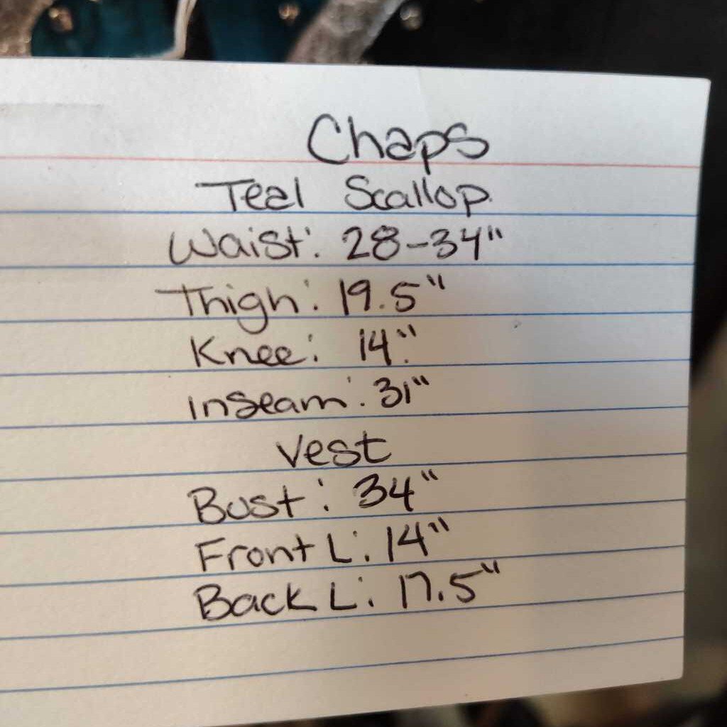 Chaps and vest set