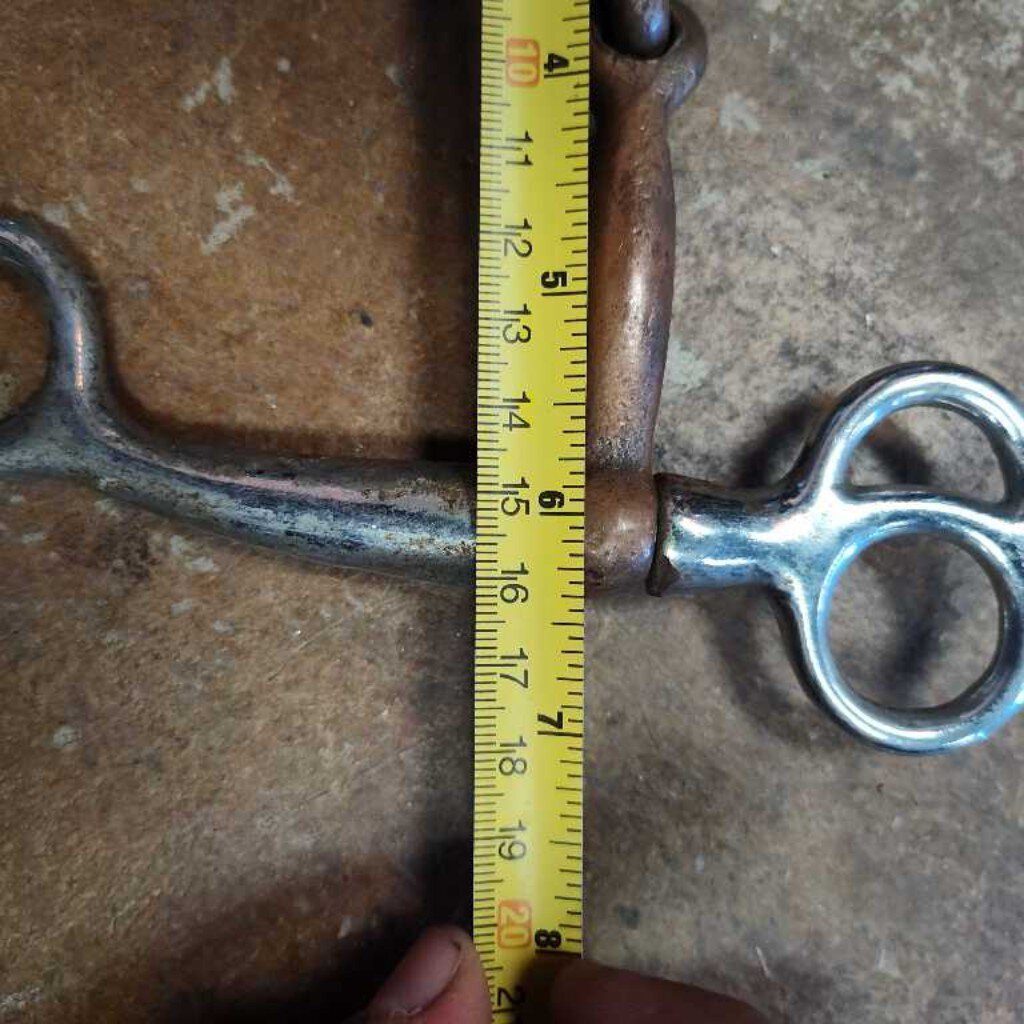 Tom thumb style bit with copper mouth
