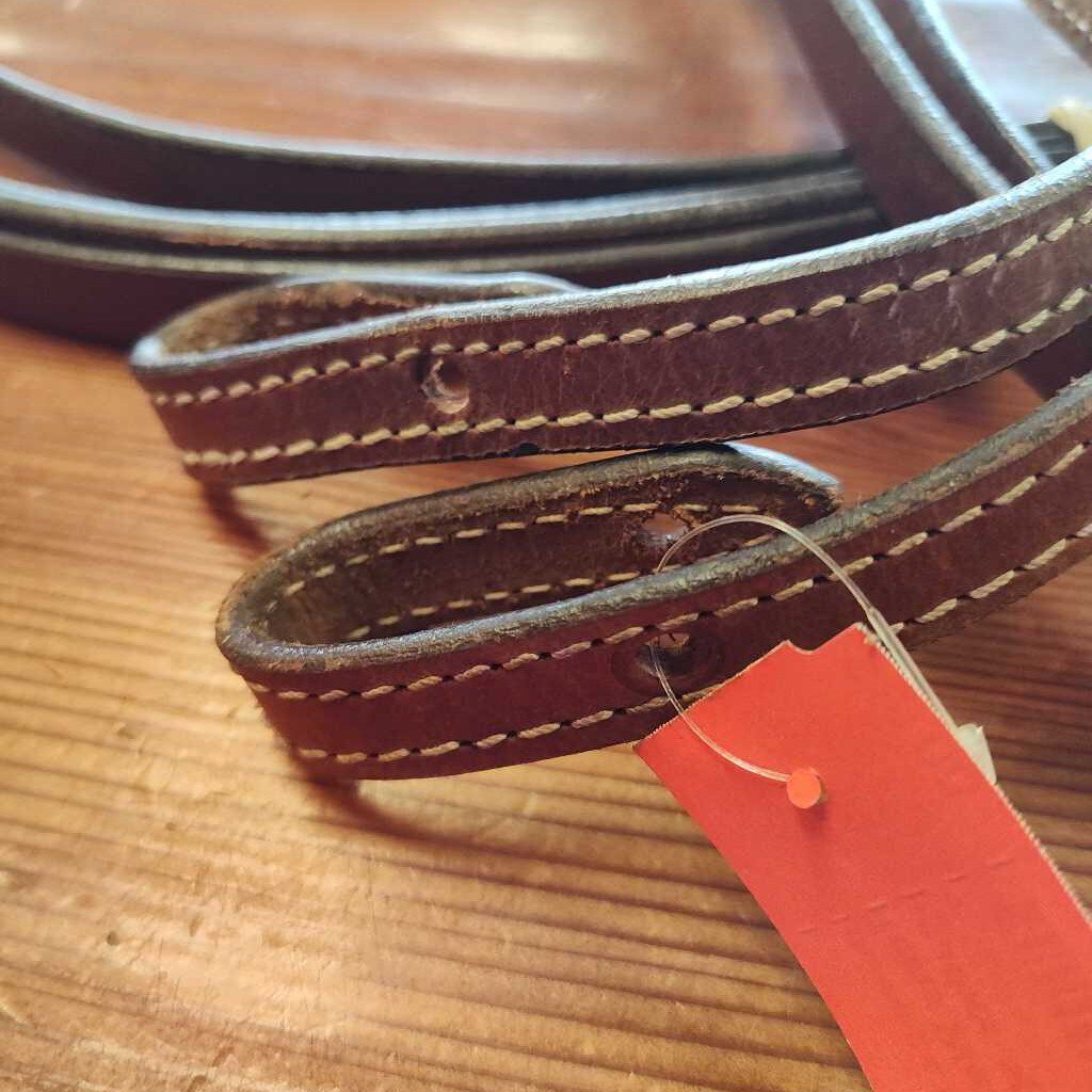 Leather split reins