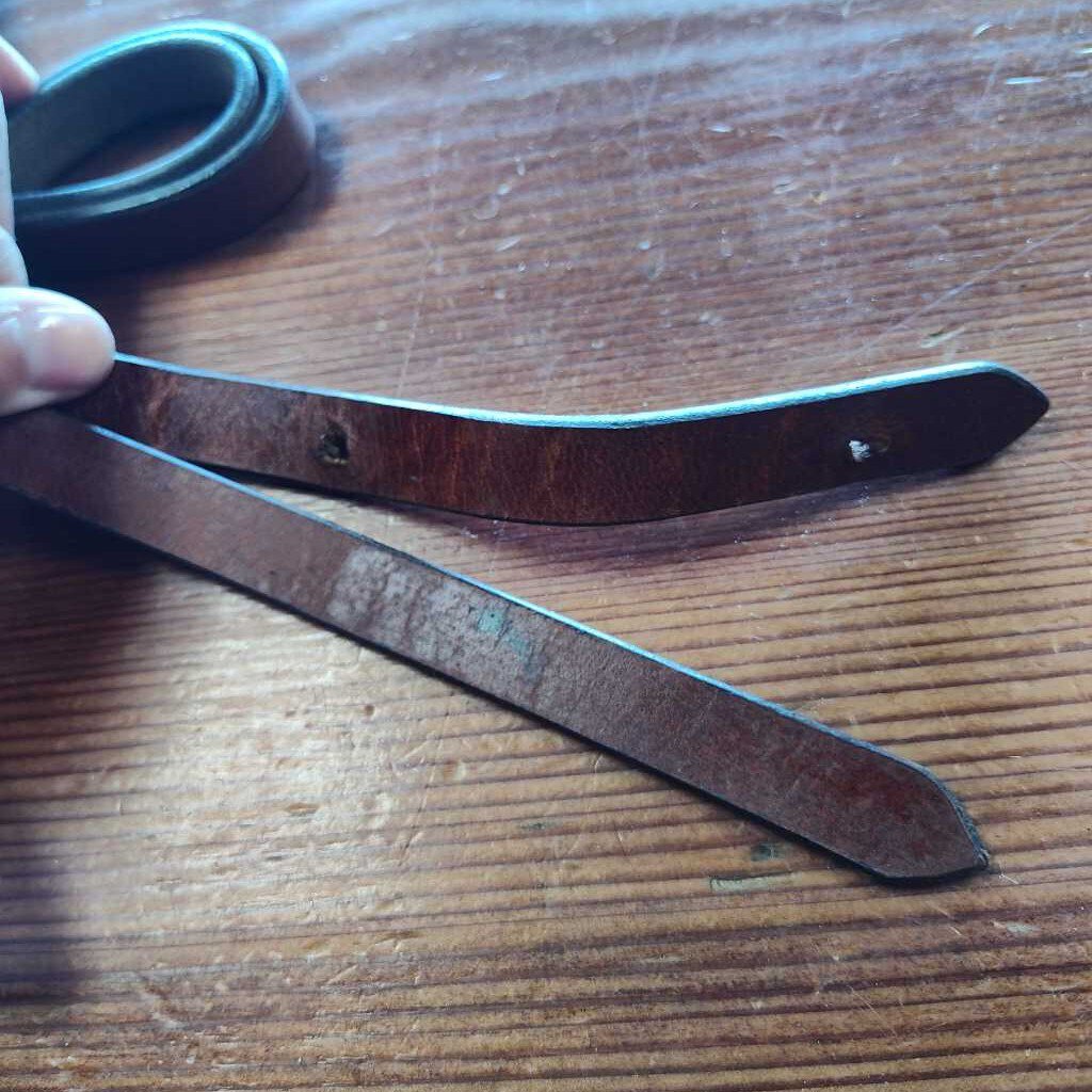 Leather split reins