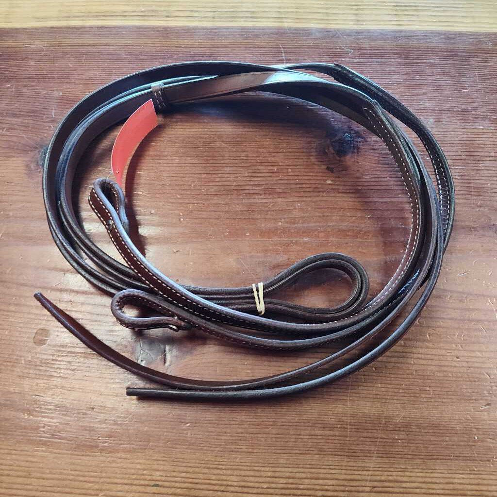 Leather split reins