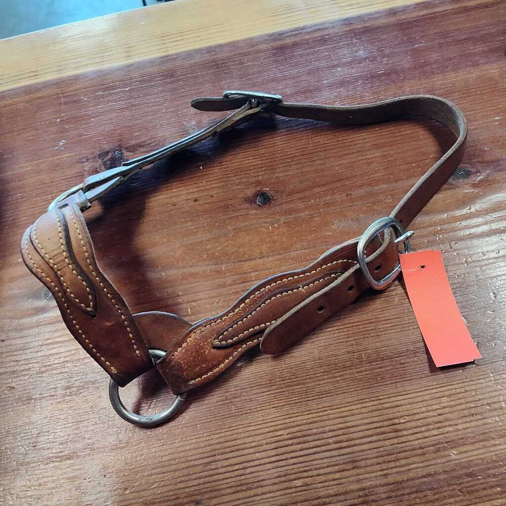 Leather steer halter