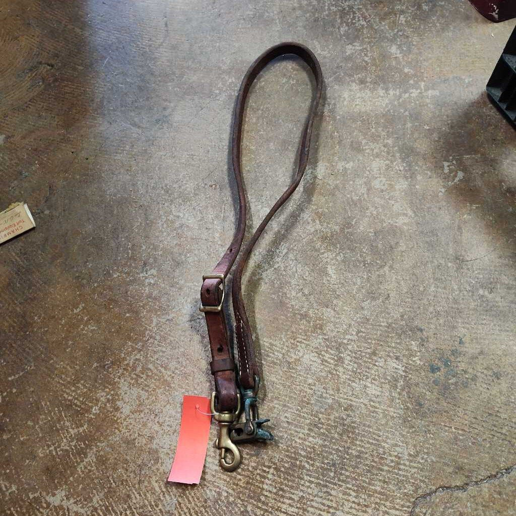 leather tie down strap