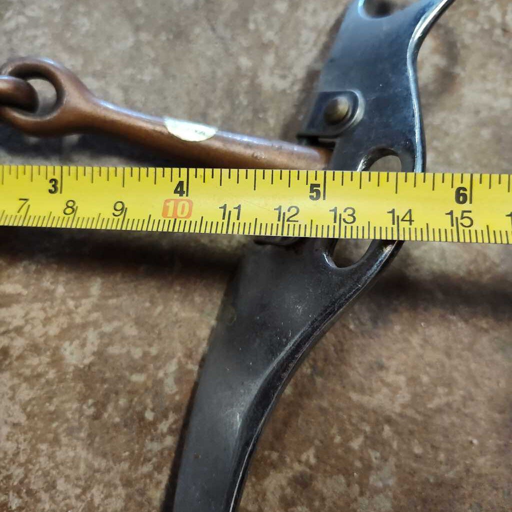 Long shank snaffle mouth