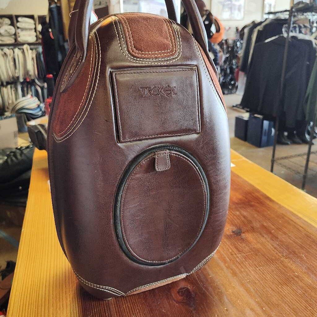 Leather helmet case