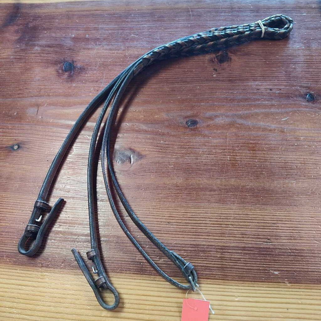 Braided reins