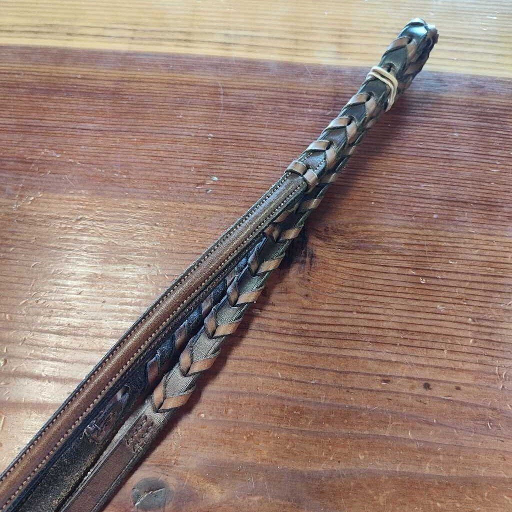 Braided reins