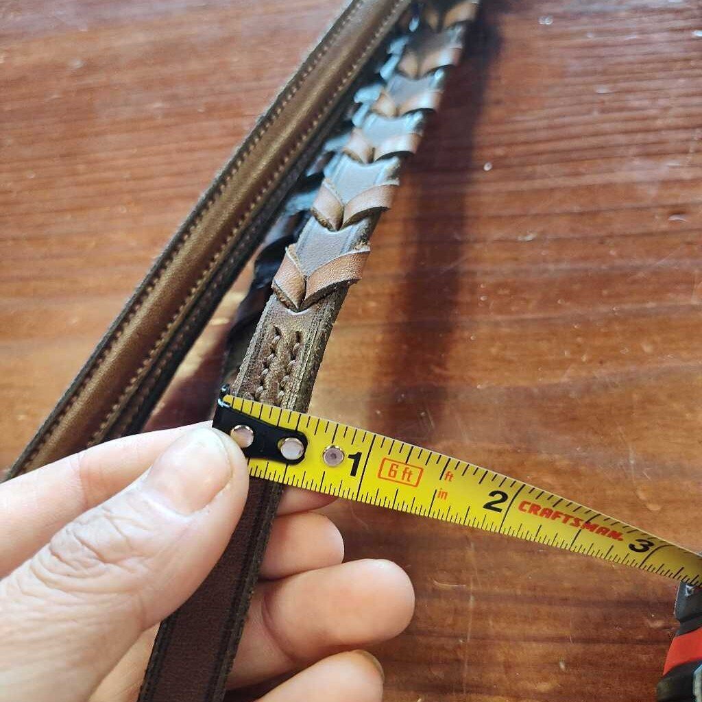 Braided reins