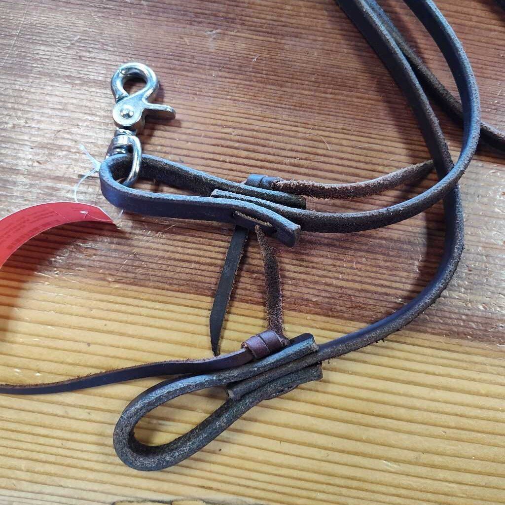 Leather thin trail/ ropeing reins