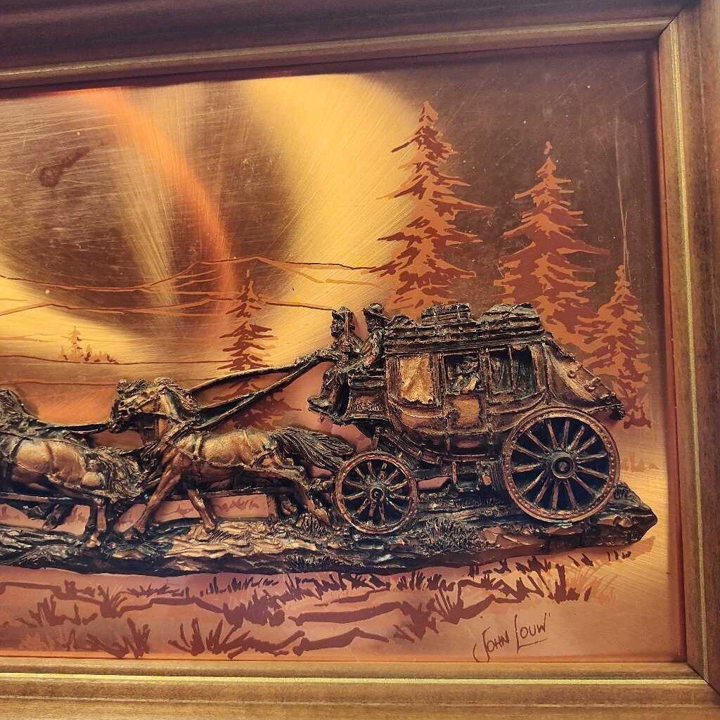 Stagecoach & Horses mail wagon