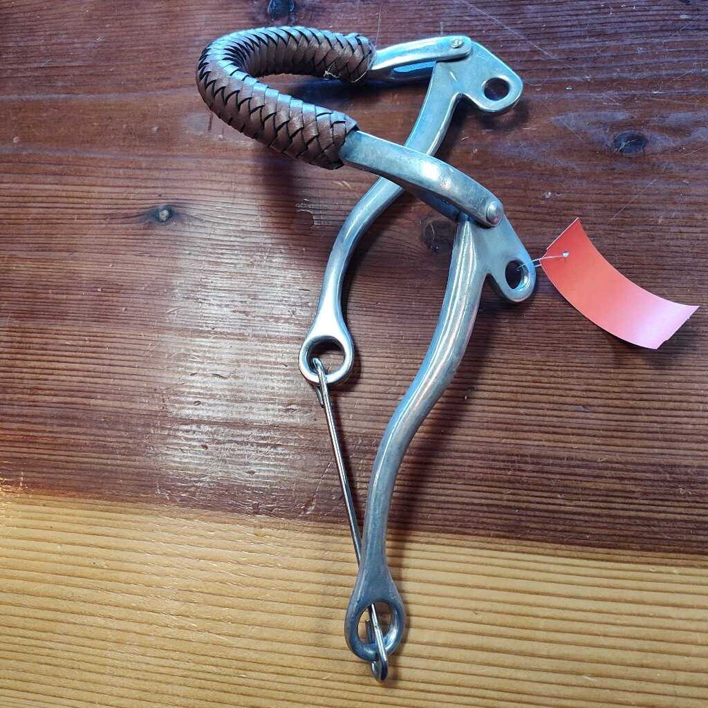 leather nose long shank hackamore