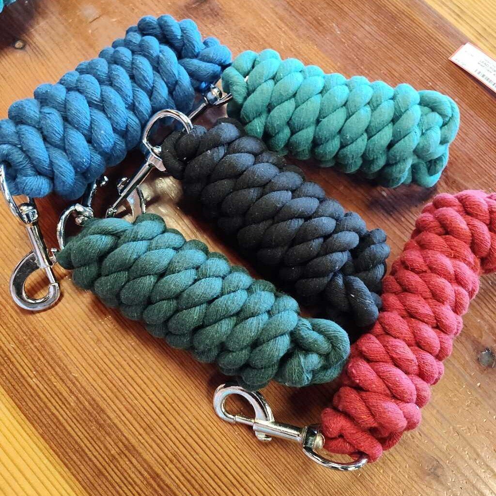 Cotton lead rope