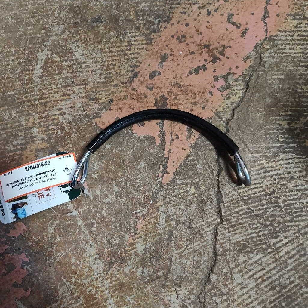 Steel noseband attachment