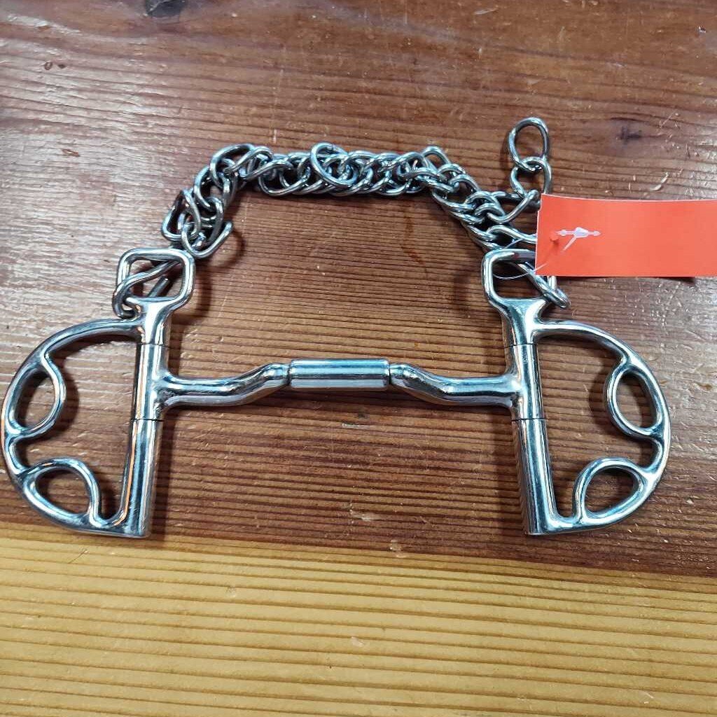 Kimberwick snaffle with chain