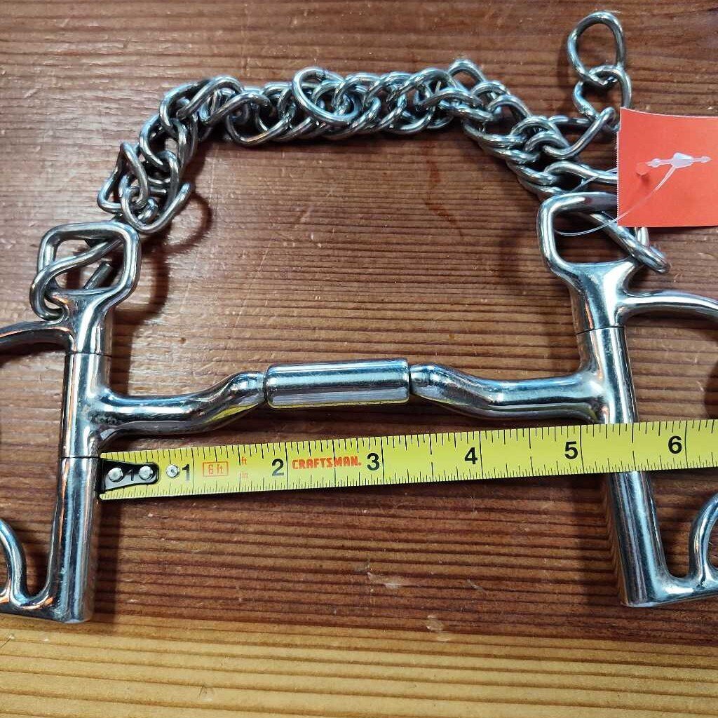 Kimberwick snaffle with chain