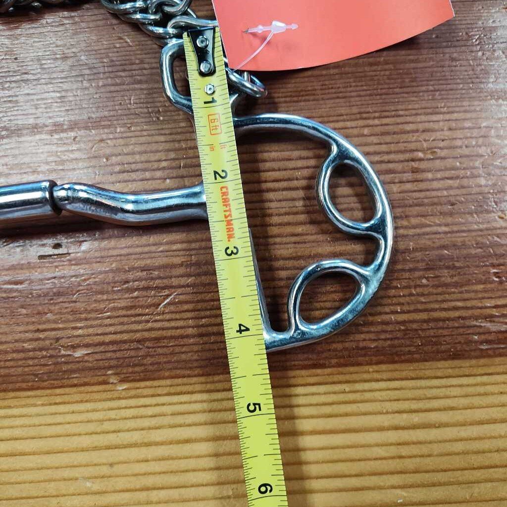 Kimberwick snaffle with chain