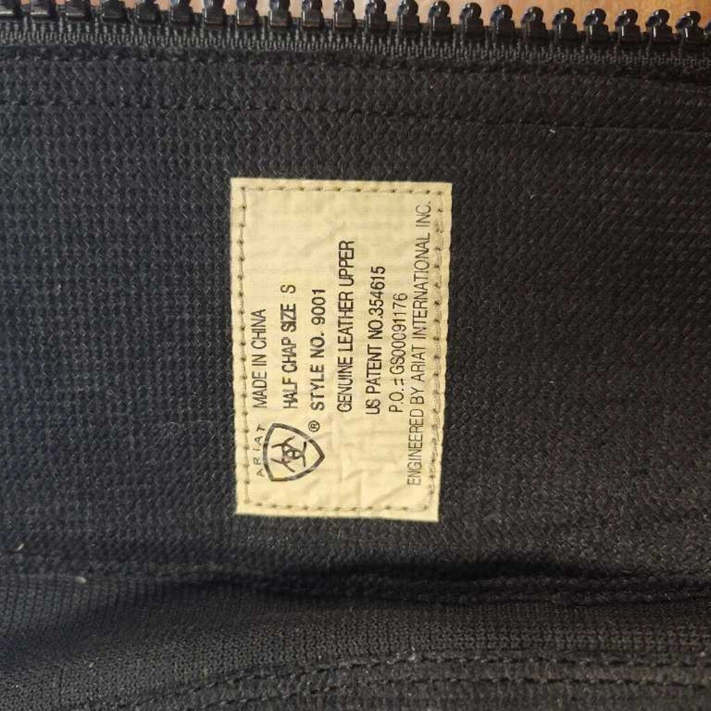 Leather side zip