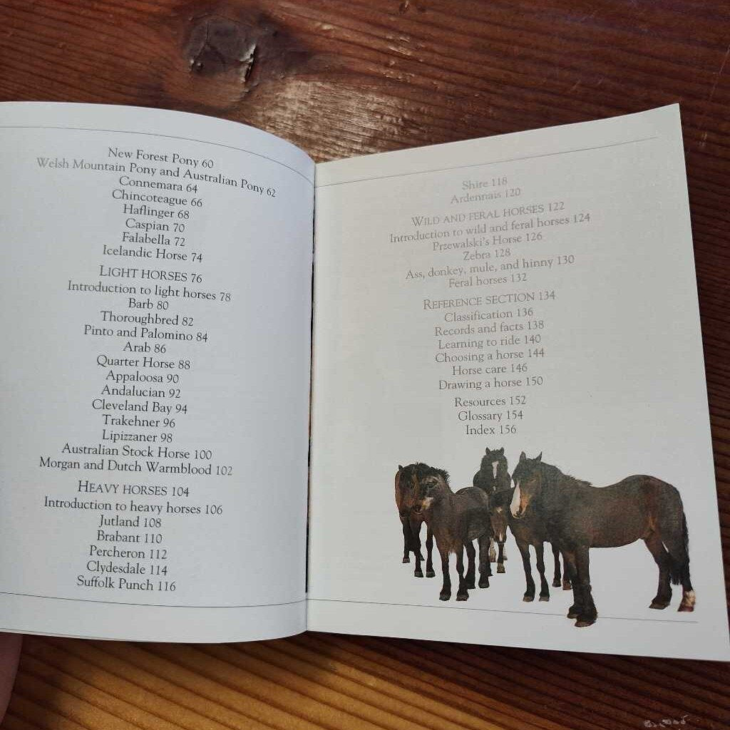 Horses- pocket book
