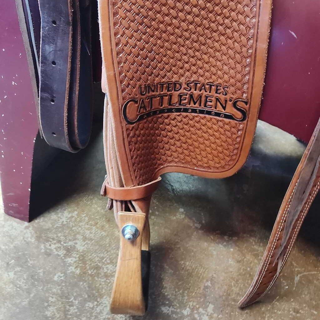 New- Trophy saddle "United states Cattlemans"