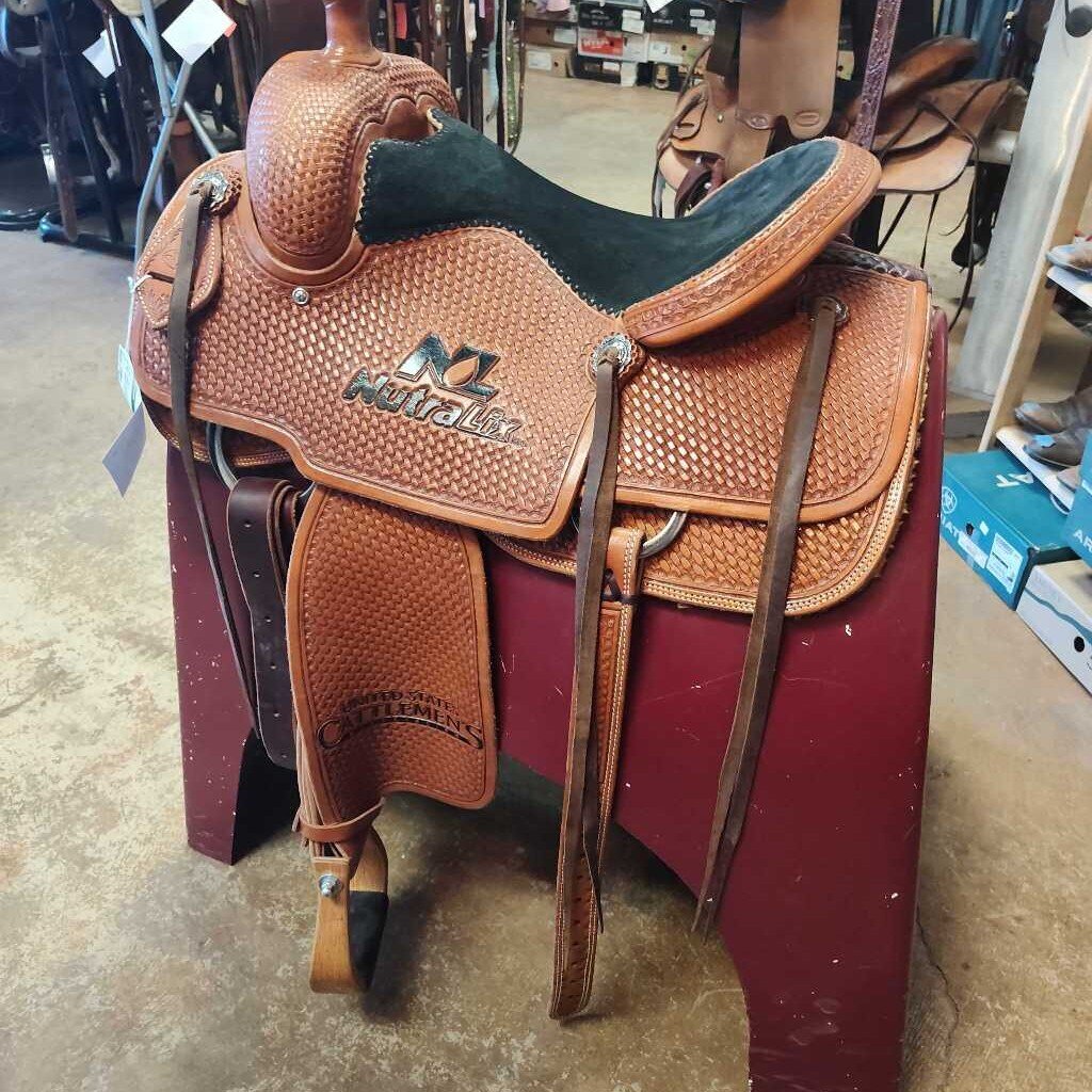 New- Trophy saddle "United states Cattlemans"