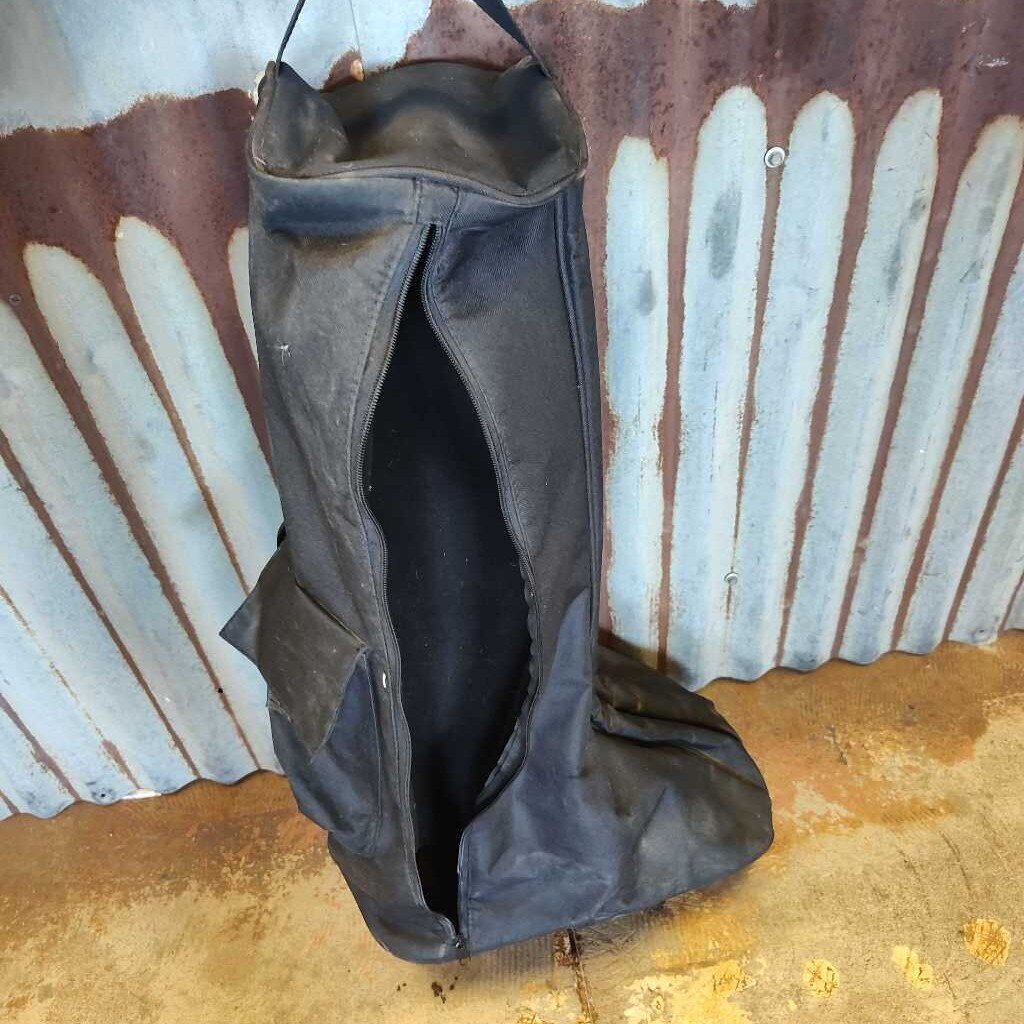 Fleece lined boot bag