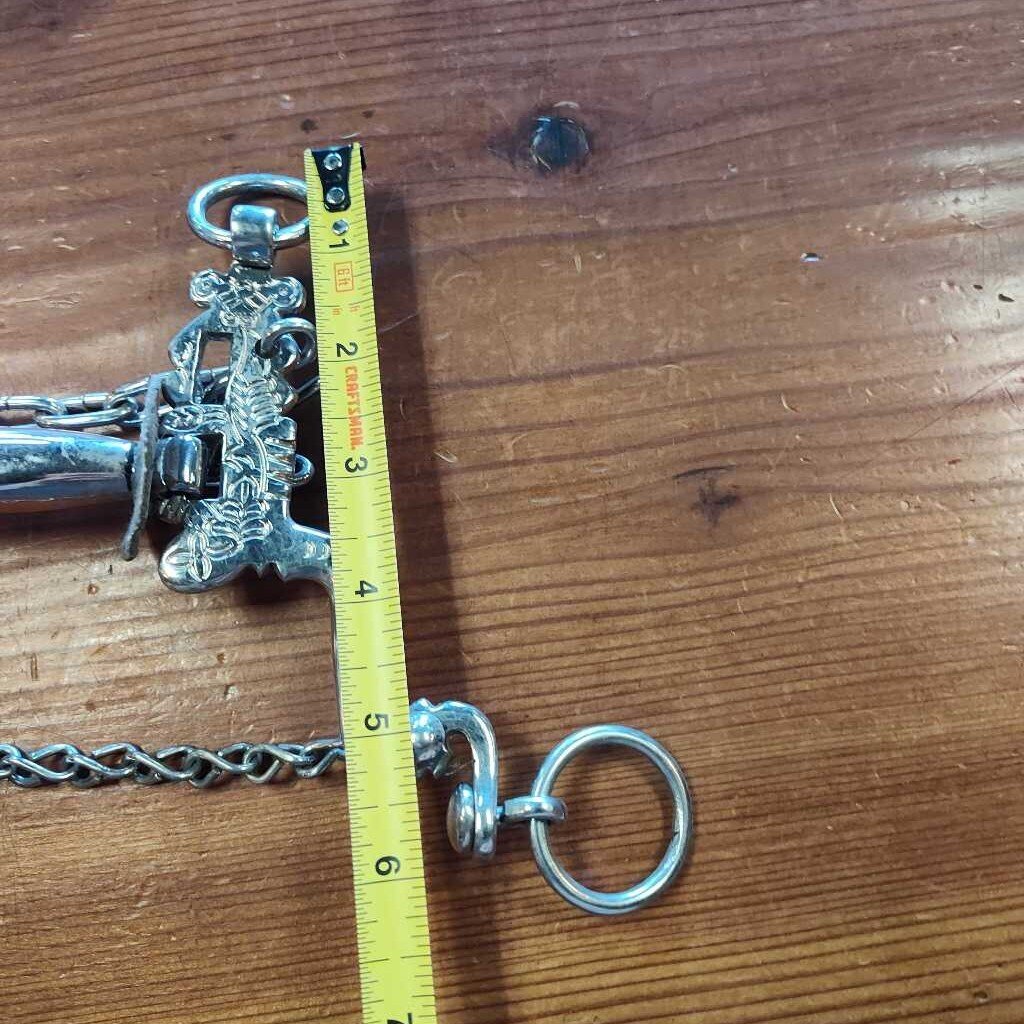 Spanish Curb bit, low port, short shank