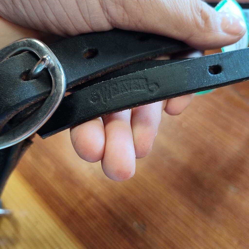 Leather and rope sidepull