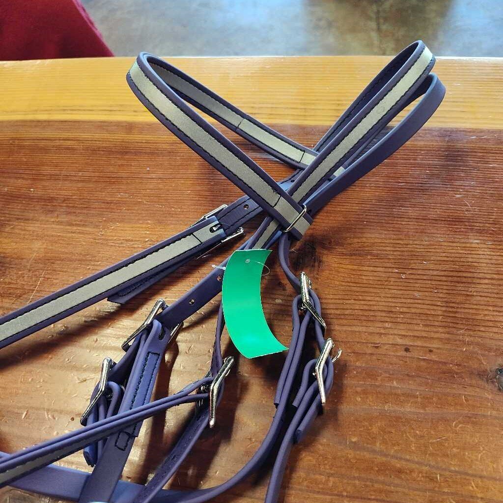 Biothane bitless bridle set