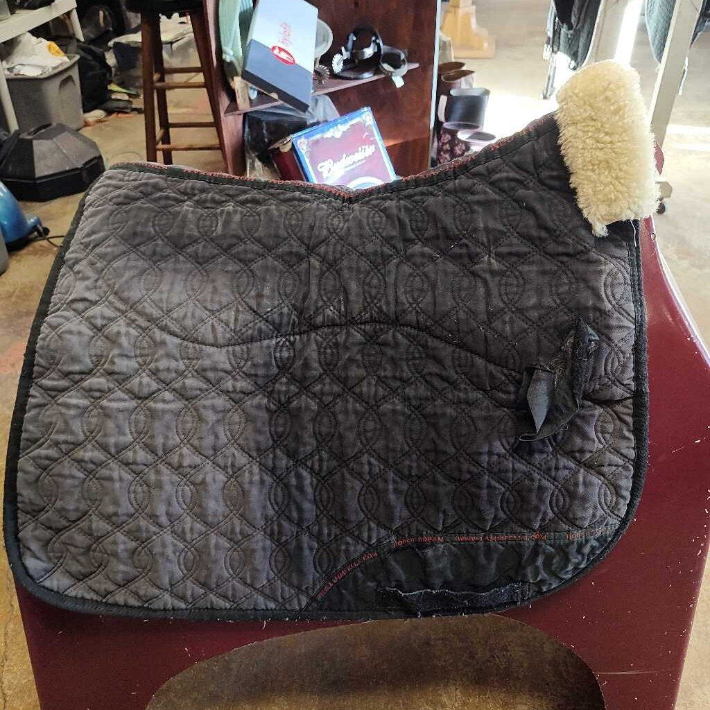 Quilted with real sheepskin